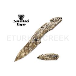 Snake Eye Tactical Spring Assist Knife 4.5" Closed