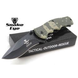 Snake Eye Tactical Spring Assist Knife 4.5" Closed