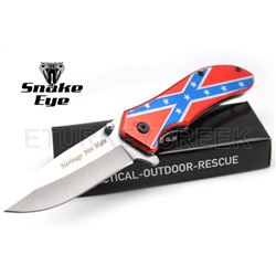 Snake Eye Tactical Spring Assist Knife 4.5" Closed