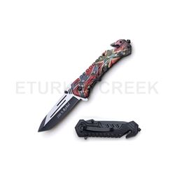 SNAKE EYE TACTICAL RECUSE STYLE SPRING ASSIST KNIFE 4.5 CLOSED