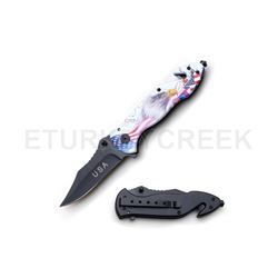 SNAKE EYE TACTICAL RECUSE STYLE SPRING ASSIST KNIFE 4.5 CLOSED