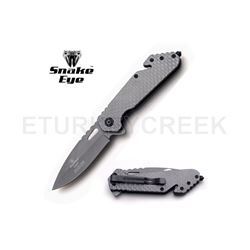 Snake Eye Tactical Spring Assist Rescue Knife 4.5" Closed