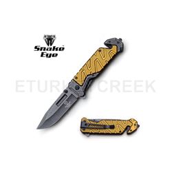 SNAKE EYE TACTICAL RECUSE STYLE SPRING ASSIST KNIFE 4.5 CLOSED