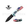 Image 1 : Snake Eye Tactical Spring Assist Rescue Knife 4.5" Closed