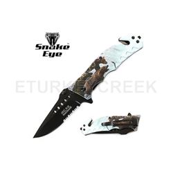 Snake Eye Tactical WildLife Collection Spring Assist Knife 4.75