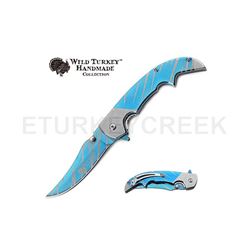 Wild Turkey Handmade Collection Spring Assist Knife 4.5" Closed