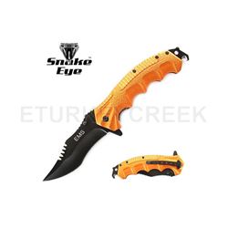 SNAKE EYE TACTICAL RESCUE SPRING ASSIST EMS KNIFE 4.5 CLOSED