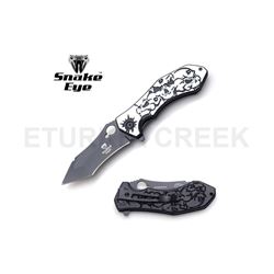 Skull " Snake Eye Fantasy Tactical Folder 5" W/Clip