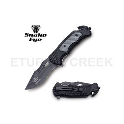 SNAKE EYE TACTICAL RECUSE STYLE SPRING ASSIST KNIFE 4.5 CLOSED
