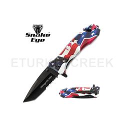 SNAKE EYE TACTICAL RECUSE STYLE SPRING ASSIST KNIFE 4.5 CLOSED