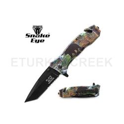 SNAKE EYE TACTICAL RECUSE STYLE SPRING ASSIST KNIFE 4.5 CLOSED