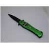Image 3 : Green Snake Eye Tactical Spring Assist Knife 4.5 Inches Closed