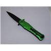 Image 5 : Green Snake Eye Tactical Spring Assist Knife 4.5 Inches Closed