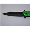 Image 6 : Green Snake Eye Tactical Spring Assist Knife 4.5 Inches Closed