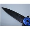 Image 6 : Blue Snake Eye Tactical Spring Assist Knife 4.5 Inches Closed