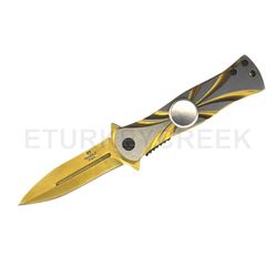SNAKE EYE TACTICAL EXCLUSIVE SPRING ASSIST SPINNER KNIFE4"