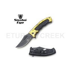 Snake Eye Tactical Spring Assist Knife 4.5" Closed W/Clip
