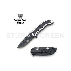 Snake Eye Tactical Spring Assist Knife 4.5" Closed
