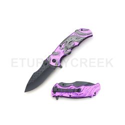 SNAKE EYE TACTICAL SPRING ASSISTED KNIFE 4.75" CLOSED