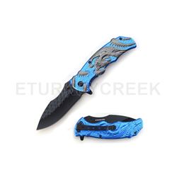 SNAKE EYE TACTICAL SPRING ASSISTED KNIFE 4.75" CLOSED