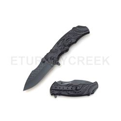 SNAKE EYE TACTICAL SPRING ASSISTED KNIFE 4.75" CLOSED