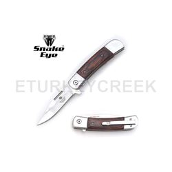Wild Turkey Handmade Brown Wood Handle Buck Style Action Assist F