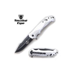 Snake Eye Tactical Spring Assist Rescue Knife 4.5" Closed