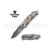 Image 1 : Snake Eye Tactical Spring Assist Rescue Knife 4.5" Closed