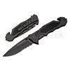 Image 1 : Quick Assist Knife " Rescue " All Black 4" Overall
