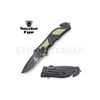 Image 1 : Snake Eye Tactical Spring Assist Rescue Knife 4.5" Closed