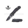 Image 1 : Snake Eye Tactical Spring Assist Rescue Knife 4.5" Closed
