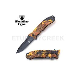 SNAKE EYE TACTICAL SPRING ASSIST KNIFE 4.5" CLOSED