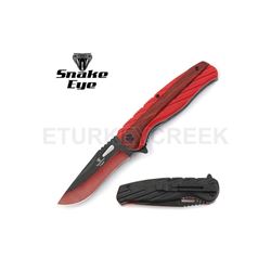 SNAKE EYE TACTICAL SPRING ASSIST KNIFE 4.5" CLOSED