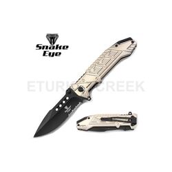 SNAKE EYE TACTICAL SPRING ASSIST KNIFE 4.5" CLOSED