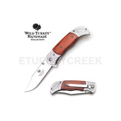 Wild Turkey Handmade Collection Spring Assist Knife 4.5" Closed
