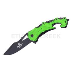 Snake Eye Rescue Style Tactical Folding Knife 4.5" Closed
