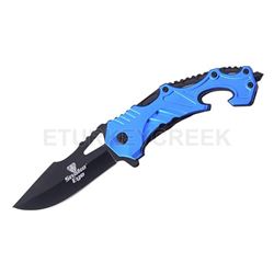Snake Eye Rescue Style Tactical Folding Knife 4.5" Closed