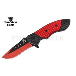 SNAKE EYE TACTICAL SPRING ASSIST KNIFE 4.5" CLOSED