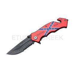 " Southern Pride " CSA Tactical Folder Spring Assist Knife 4.5