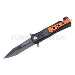 E M S Rescue Folder Spring Assist Knife 4.5" Closed