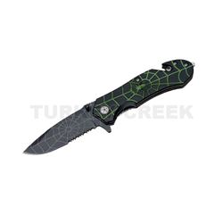 Spider Collection Rescue Style Spring Assist Knife 4.5" Closed