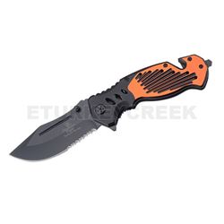 Snake Eye Tactical Spring Assist Knife 4.5" Closed with Clip