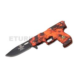 " Snake Eye " First Production Gun Shape Action Assist Knife 4.5"