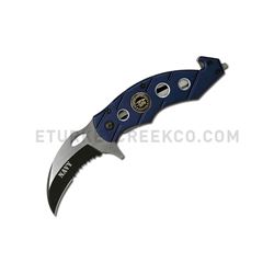 " Navy " Karambit Rescue Folder Action Assist Knife