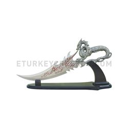 Fire Dragon Dagger W/ Stand
