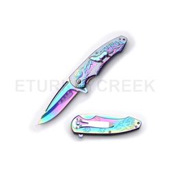 Wild Turkey Handmade Collection Spring Assist Knife 4.5" Closed