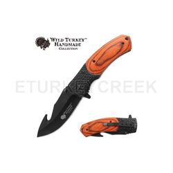 Wild Turkey Handmade Collection Spring Assist Knife 4.5" Closed