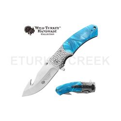 Wild Turkey Handmade Collection Spring Assist Knife 4.5" Closed