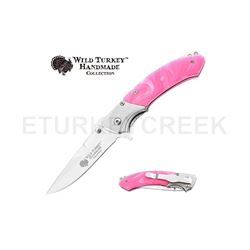 Wild Turkey Handmade Collection Spring Assist Knife 4.5" Closed