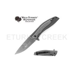 Wild Turkey Handmade Collection Spring Assist Knife 4.5" Closed